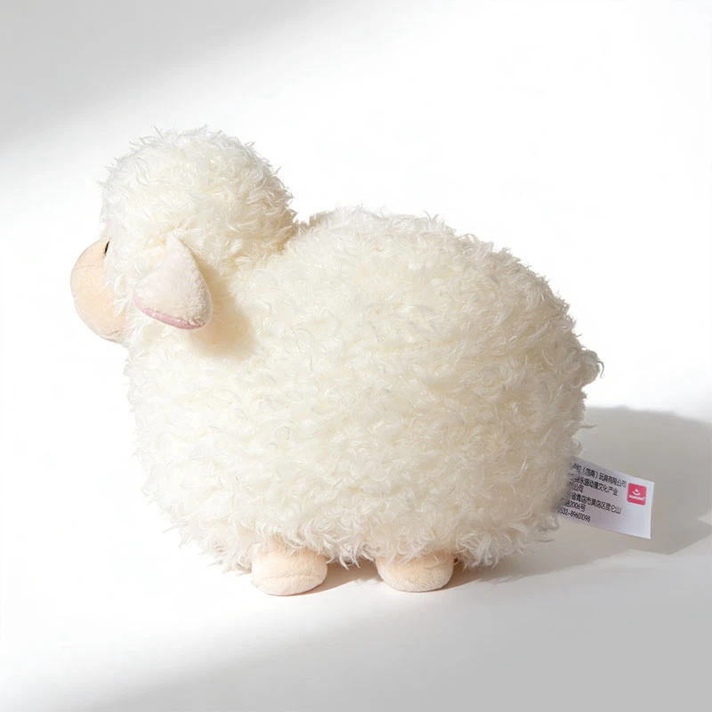 Leuke Cartoon Simulatie Pluizige Schapen Knuffel Knuffel Kinderen Mooie Lam Handgemaakte Dierenpop Verjaardagscadeau