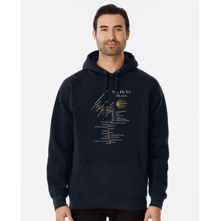 Camino Via De La Plata Camino De Santiago Pullover Hoodie New 100% Cotton Comfortable Casual Mens Sweatshirt Fashion Streetwear