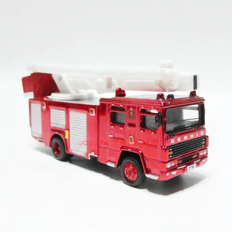 Diecast Alloy TINY HYDRAULIC PLATFORM F52 Fire Engine Model Simulation Toy Collection Gift Static Display