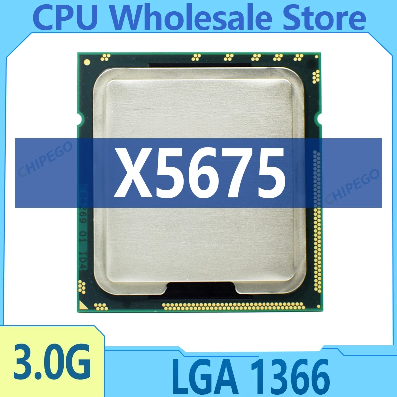 Xeon X5675 3.0 GHz SLBYL Six-Core Twelve-Thread CPU Processor 12M 95W LGA 1366