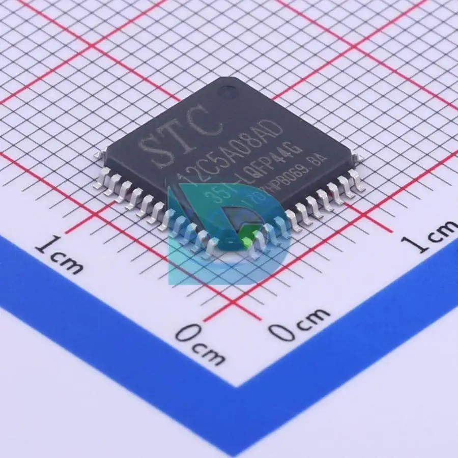 STC12C5A08AD-35I-LQFP44 LQFP-44(10x10) Microthorac( MCU/MPU/SOC) puces Nouveau original