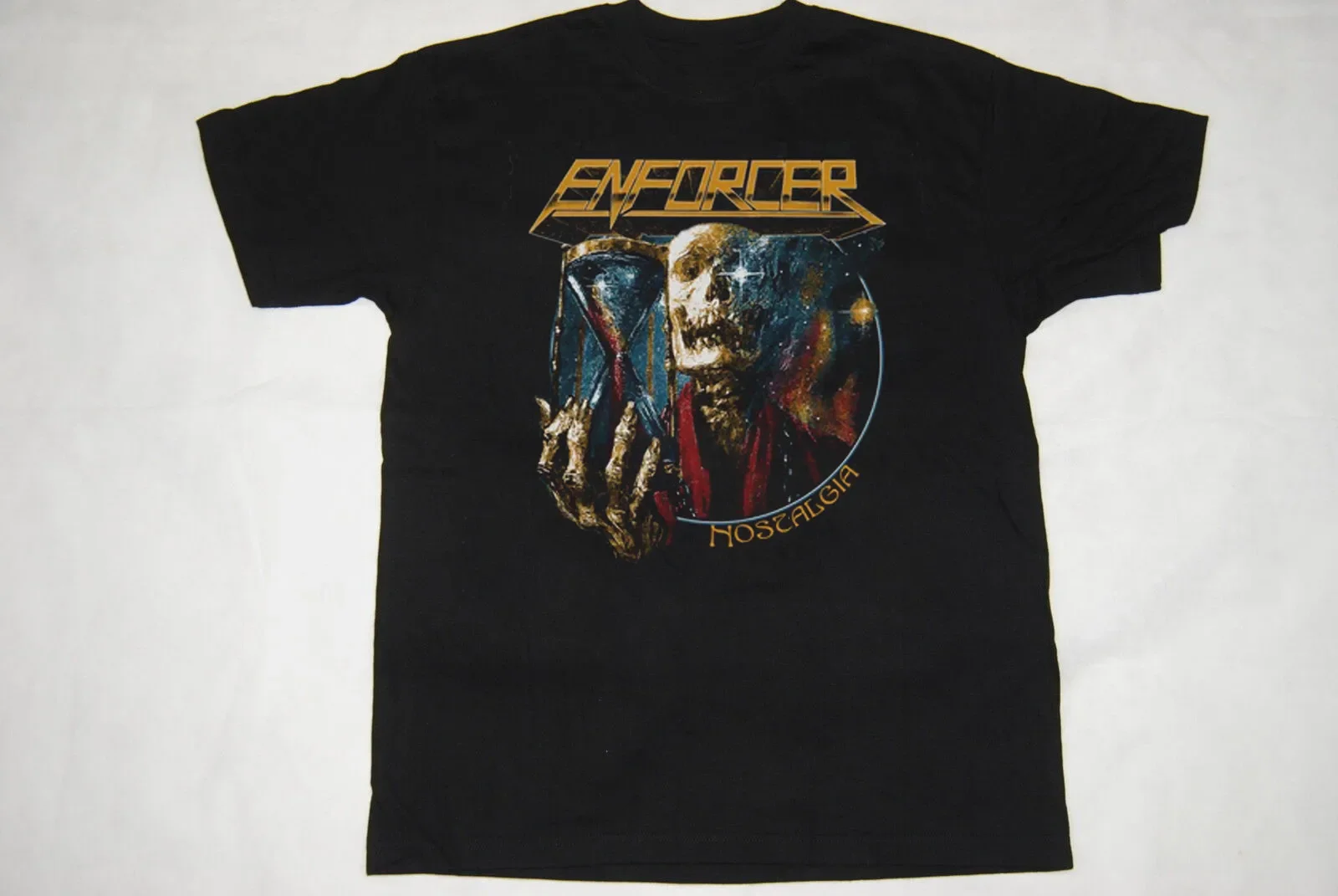 Enforcer groupe musique pour les amoureux T-Shirt noir coton pleine taille 7D1756