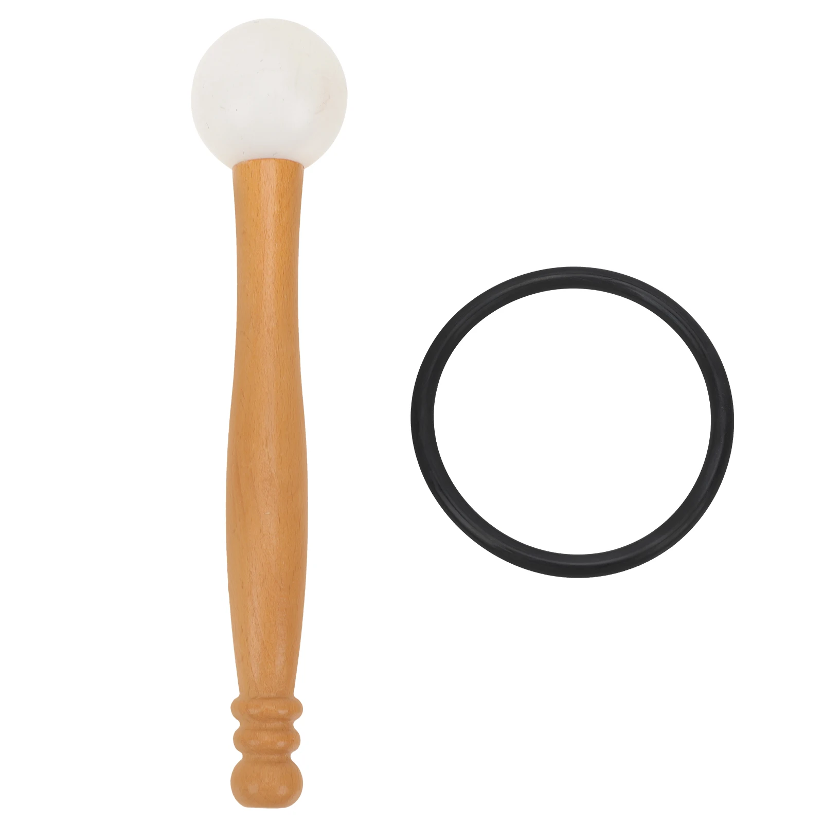 

Mallet Buddha Sound Bowl Rubber Knocking Stick Bowls Wood Singing Striker Accessory