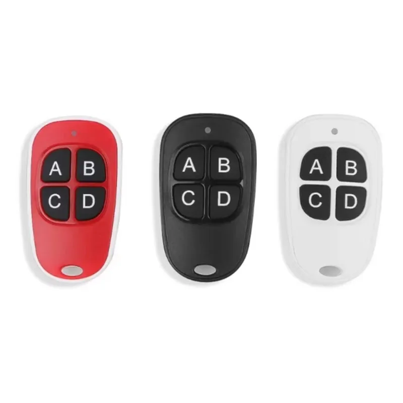 Universal 433MHz Remote Control Garage Door Opener Wireless Transmitter 4 Keys Duplicator Clone Electric Door Key Copy Remote