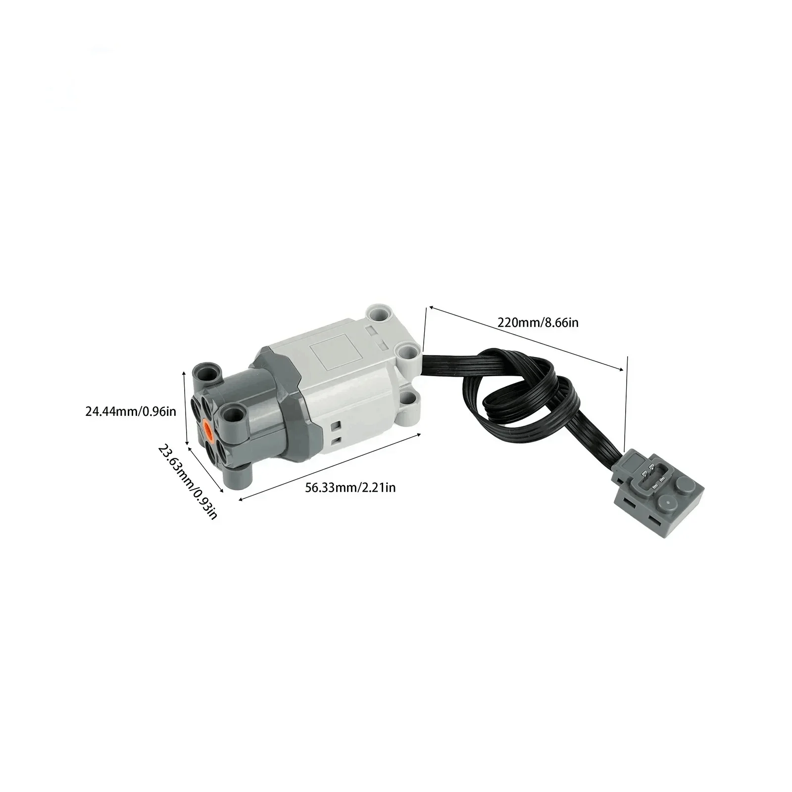 مجموعة وظائف الطاقة MOC مكونة من 5 قطع مع صندوق بطارية AA 8881 و4 محركات لمجموعات Legoeds