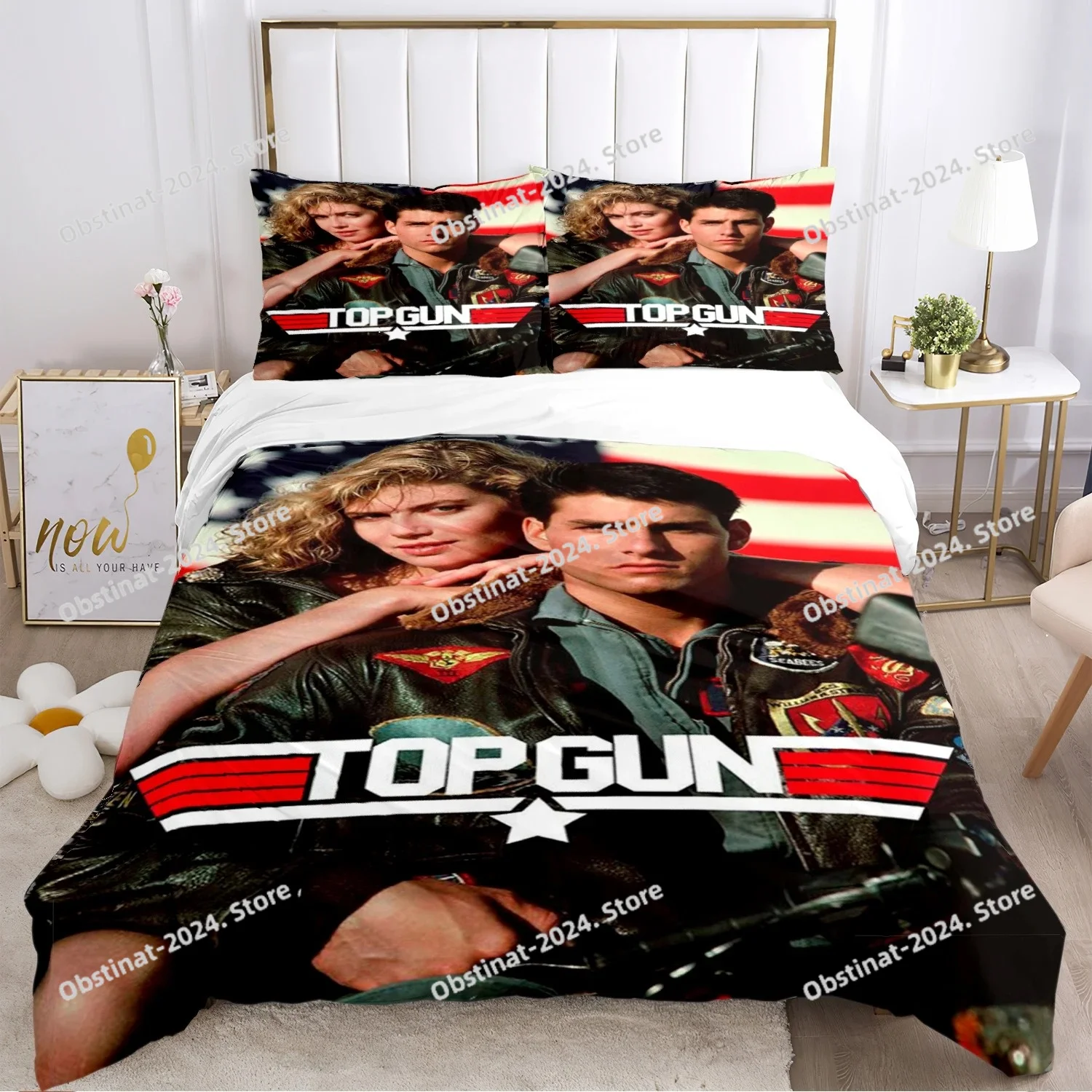 

Classic Movie Top Gun Duvet Cover Comforter Bedding sets Soft Quilt Cover and Pillowcases for Teens Boy SingleDoubleQueenKing