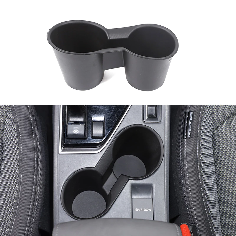 Center Console Cup Holder Protect Shell Anti Slip Drink Holder Decor Cover Car Accessory For Subaru Crosstrek GU 2024-2026 LHD