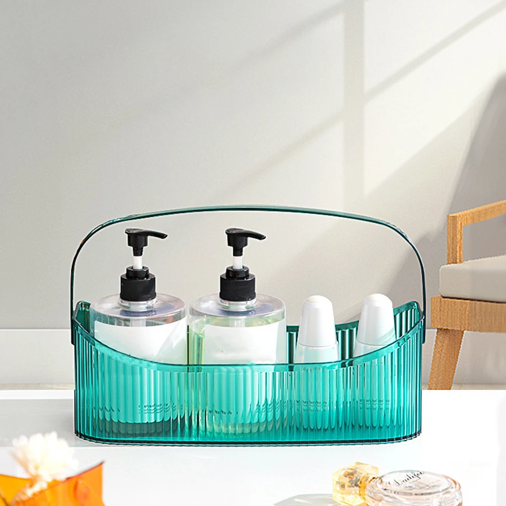 

Bathroom Storage Basket Durable Portable Makeup ganizer Small Kitchen Bath House Dorm Cosmetics Mask Holder