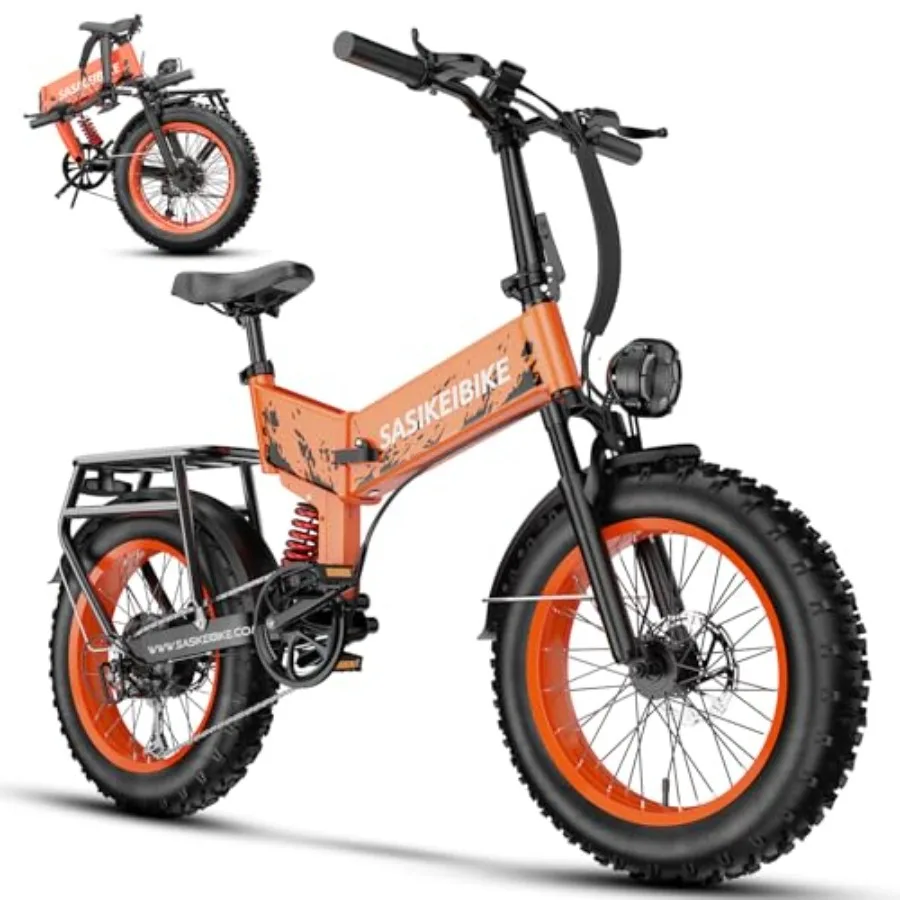 

Commute and mountain use, aluminum alloy frame, black, foldable dual suspension with 20 x 4.0 fat tires and 52V20Ah removable b