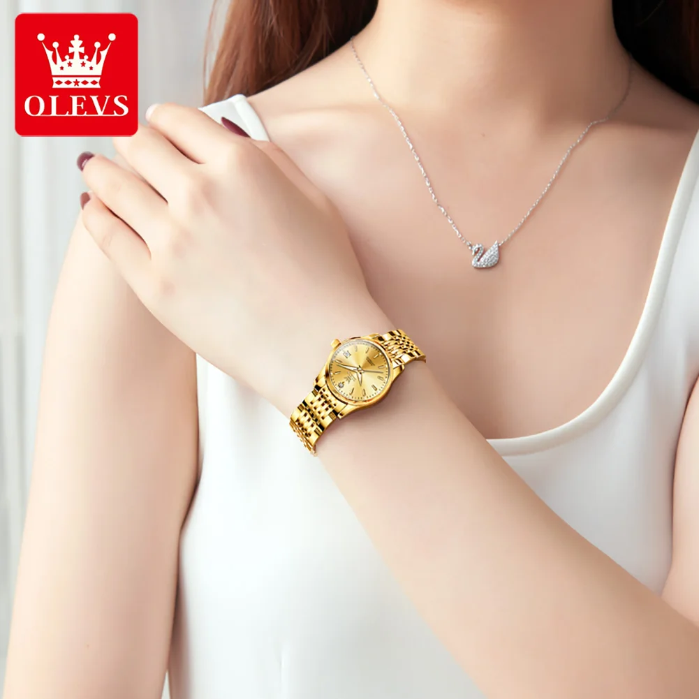 Women's OLEVS 6635 Luxury Brand Automatic Mechanical Watch