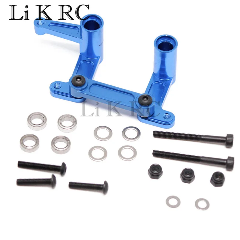 Upgrade Aluminum Alloy Chassis Arm C Seat Rear Stub Axle Parts Kit for 1/10 Traxxas 2WD Slash Rustler Stampede Parts