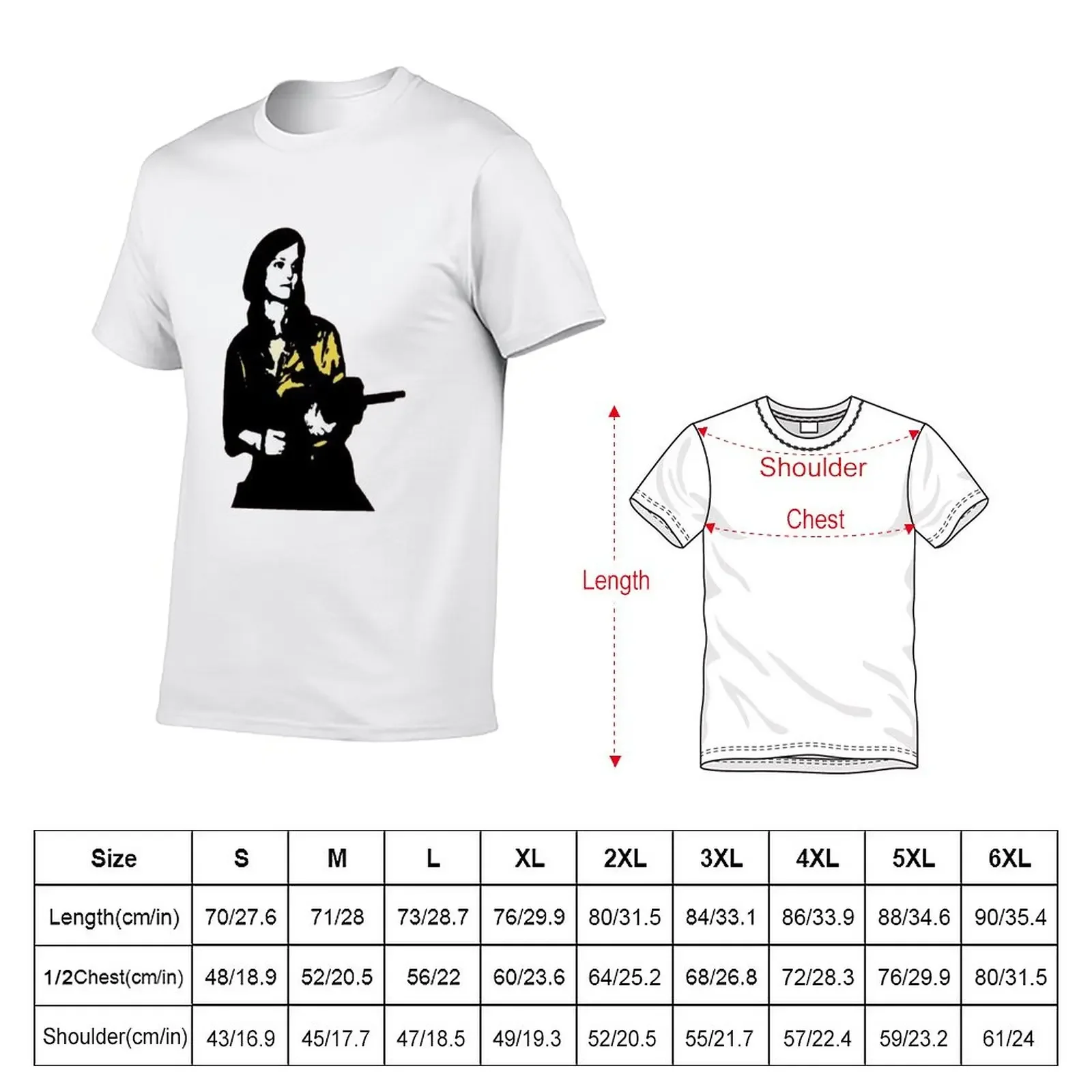 Guerrilla The Taking Of Patty Hearst T-Shirt customs design your own anime mens graphic t-shirts hip hop