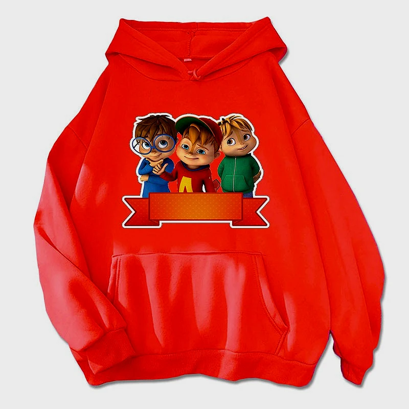 2026 Neue Mode Unisex Freizeit-Sportbekleidung Damen-Hoodie Alvin Chipmunk Halloween-Kostüm Damen-Pullover Modetrend – Detail 25