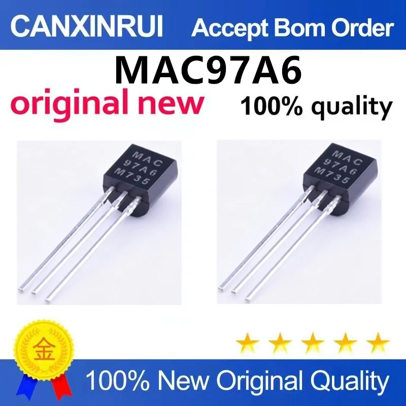 （5pcs-10pcs）Bidirectional thyristor MAC97A6 MAC97A8 direct insertion thyristor transistor TO-92