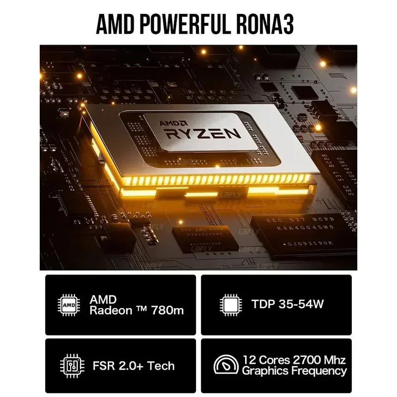 GMKtec K6 AMD R7 7840HS كمبيوتر ألعاب صغير 8 النوى 16 خيط 16/32 جيجابايت DDR5 512 جيجابايت/1 تيرا بايت SSD كمبيوتر ألعاب كمبيوتر مكتبي صغير