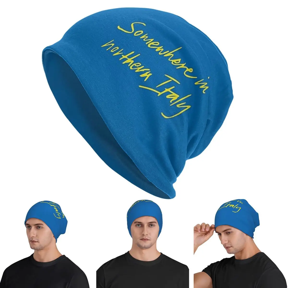 

Somewhere In Northern Italy - Call Me By Your Name Skullies Beanies Hats Warm Autumn Cap Knitted Bonnet Caps for Men Women Adult