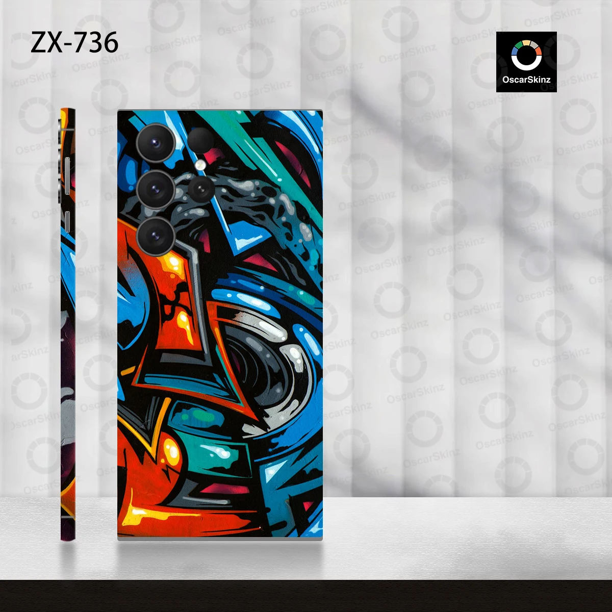 

Colorful Decal Skin for Samsung Galaxy S24 S23 S25 Ultra Plus S25 S26 Back Screen Protector Cover Wrap Stones Sticker