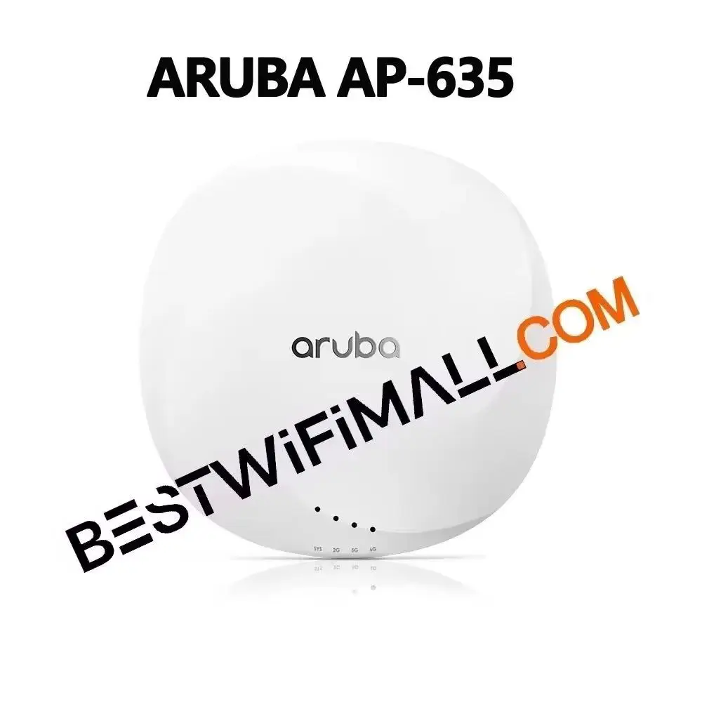 ARUBA Networks Wi-Fi Access Point IAP-635 (RW) AP-635 APIN0635 Indoor WiFi 6E OFDMA 2x2:2 MIMO 7.8Gbps 6GHz Band WPA3 802.11AX