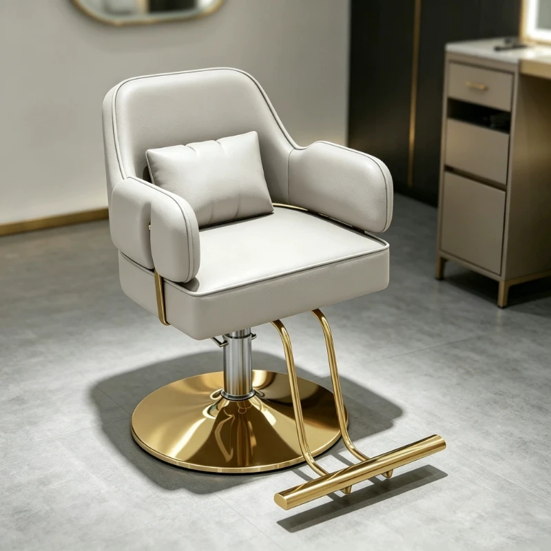 Shampoo Makeup Barber Chair Professional Swivel Hairdresser Barber Chair Waiting Styling Silla De Barbero Commercial Furniture