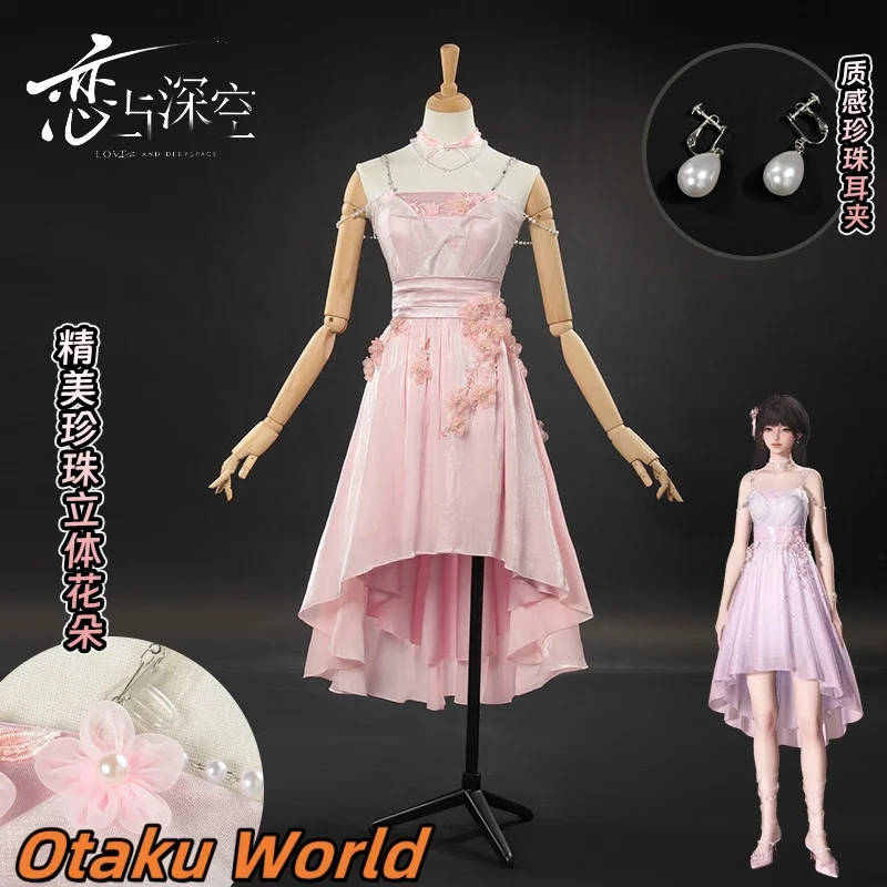 

В наличии костюм для косплея «Любовь и глубокий косплей», одежда для ролевых игр на Хэллоуин, повседневная одежда для поездок на работу, женское платье в стиле аниме, подарок