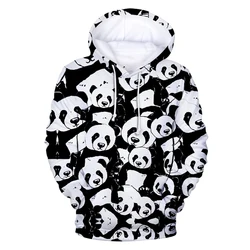 Funny Animal Panda 3D Print Hoodies Men Women Fashion Streetwear Oversized Sweatshirts Hoodie Male Pullovers Tracksuit Clothing
