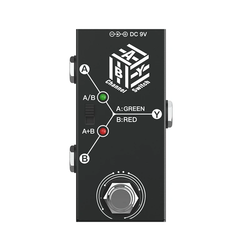 

Channel Electric Guitar Pedal Instrument Component Universal ABY Line Selector Guitar Effector ABY Dual Channel Line Selection