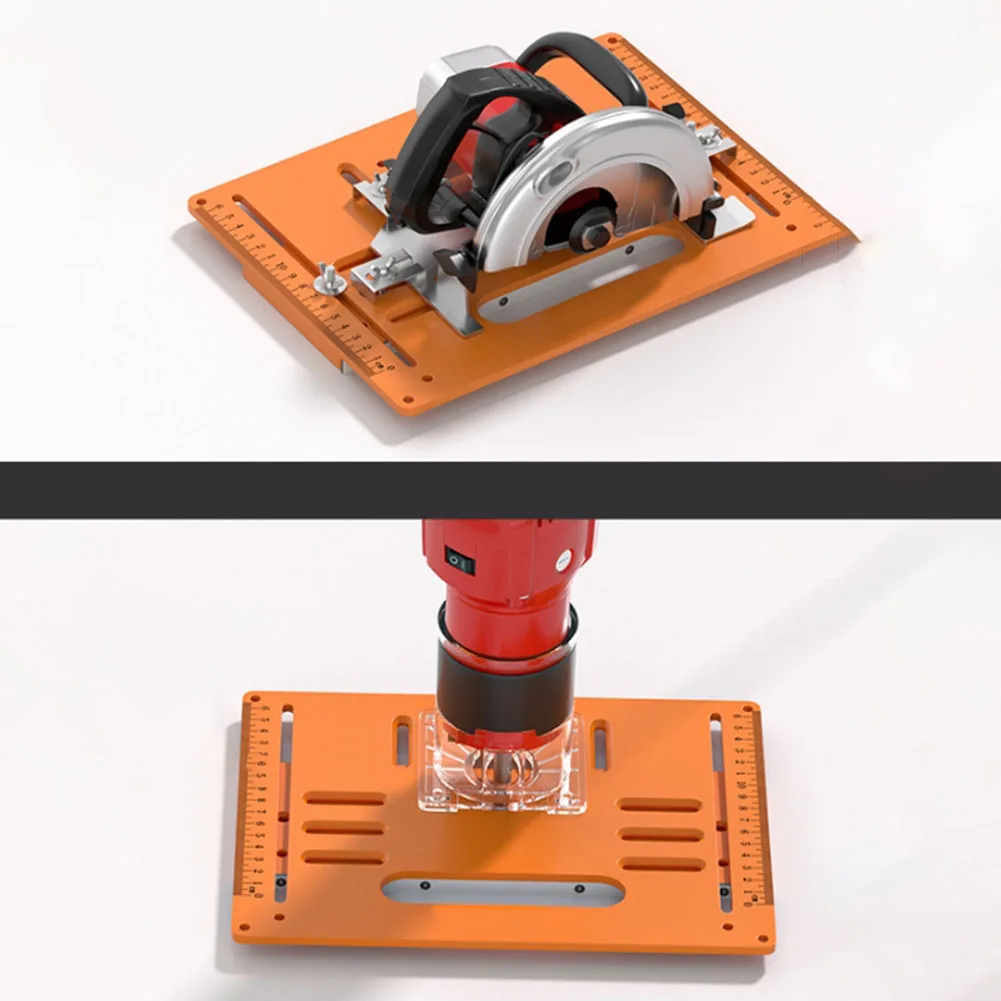 Cutting Tasks Circular Saw Guide Rail Adjustable Cutting Machine 45 Degree Diagonal Cutting Plate Backing Plate