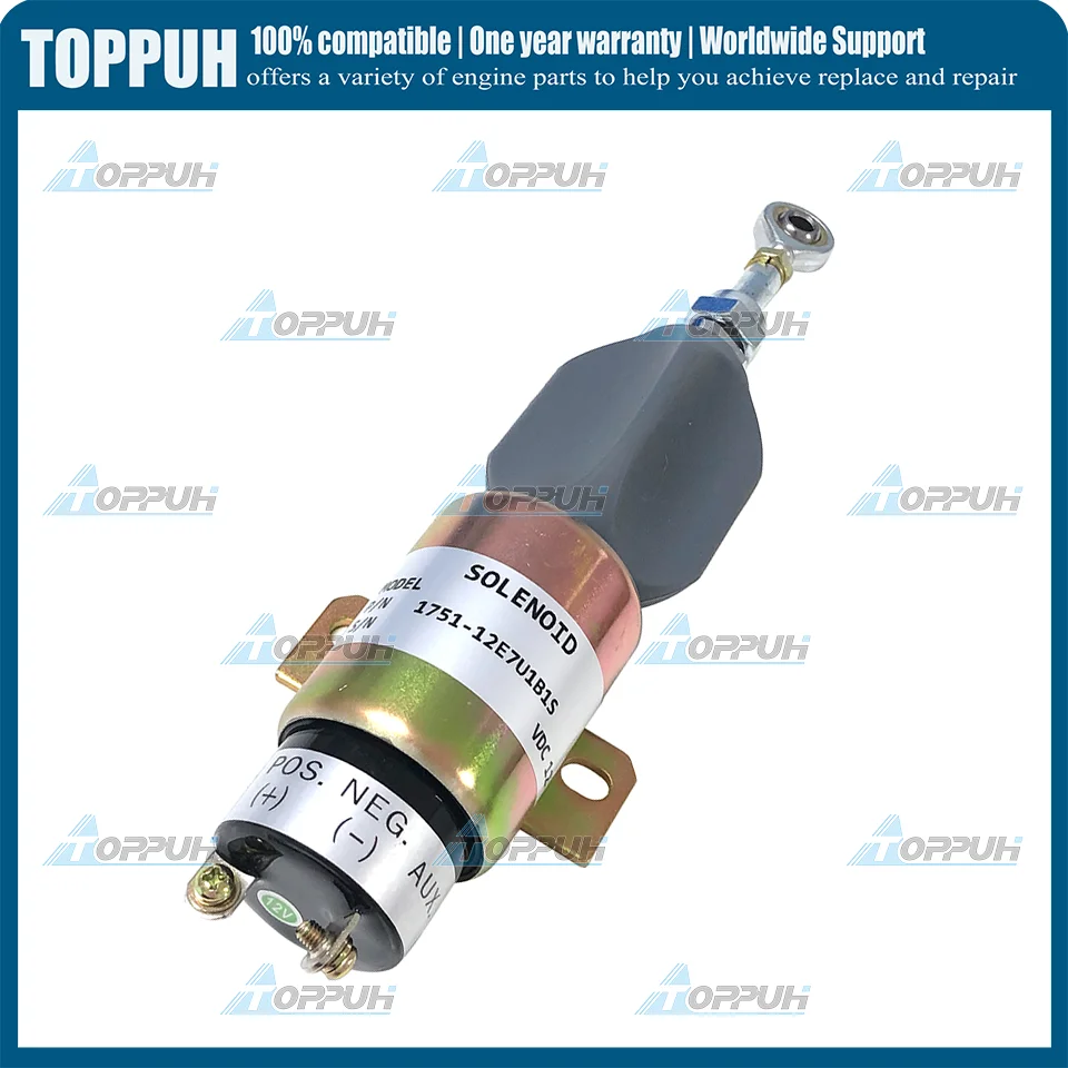 1751-12E7U1B1S SA-3815-T 12V Stop Solenoid Valve 2 terminals