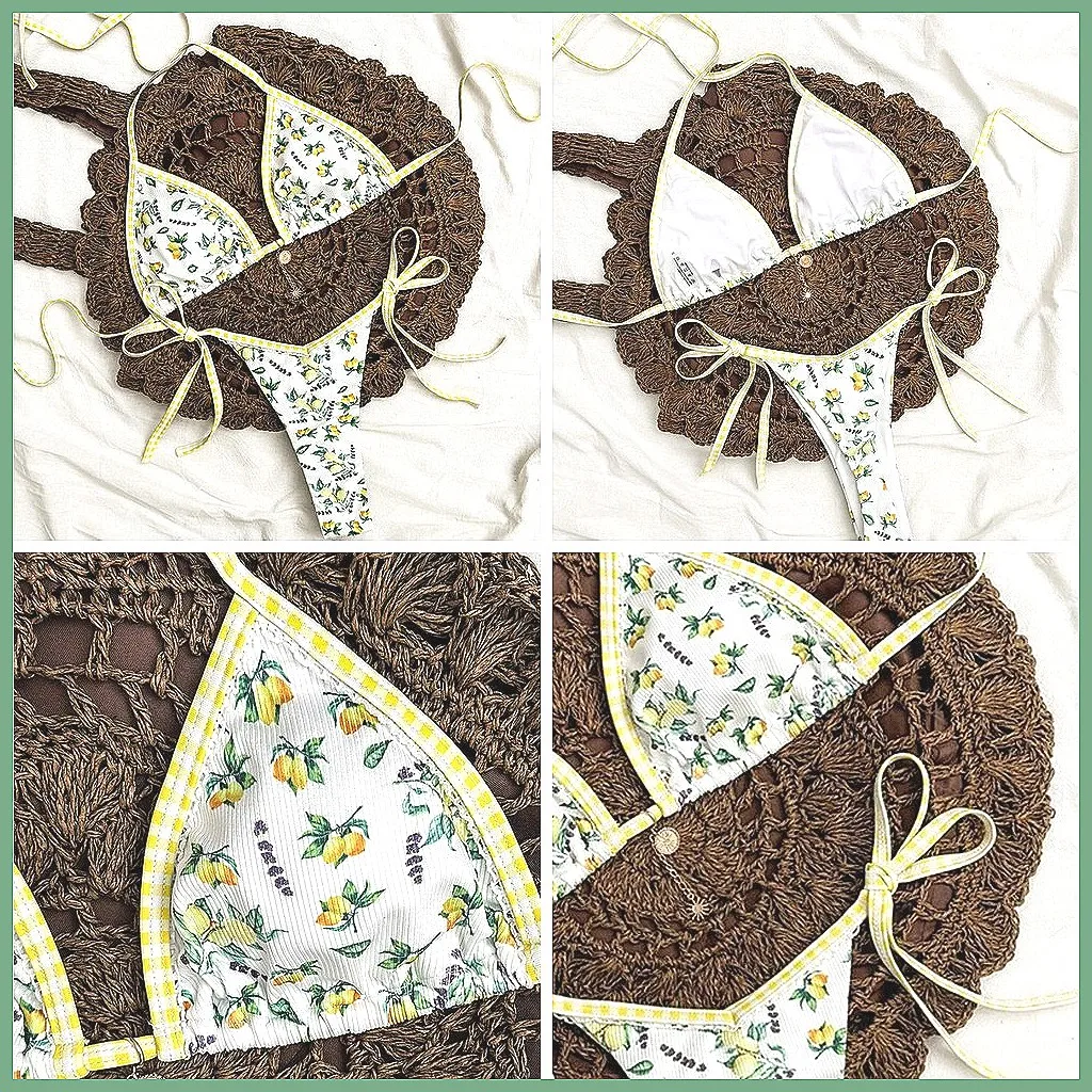 

2026 Sexy Brazilian Bikini Set for Women, Summer Beach Swimwear Two Piece Bathing Suit (72 characters)