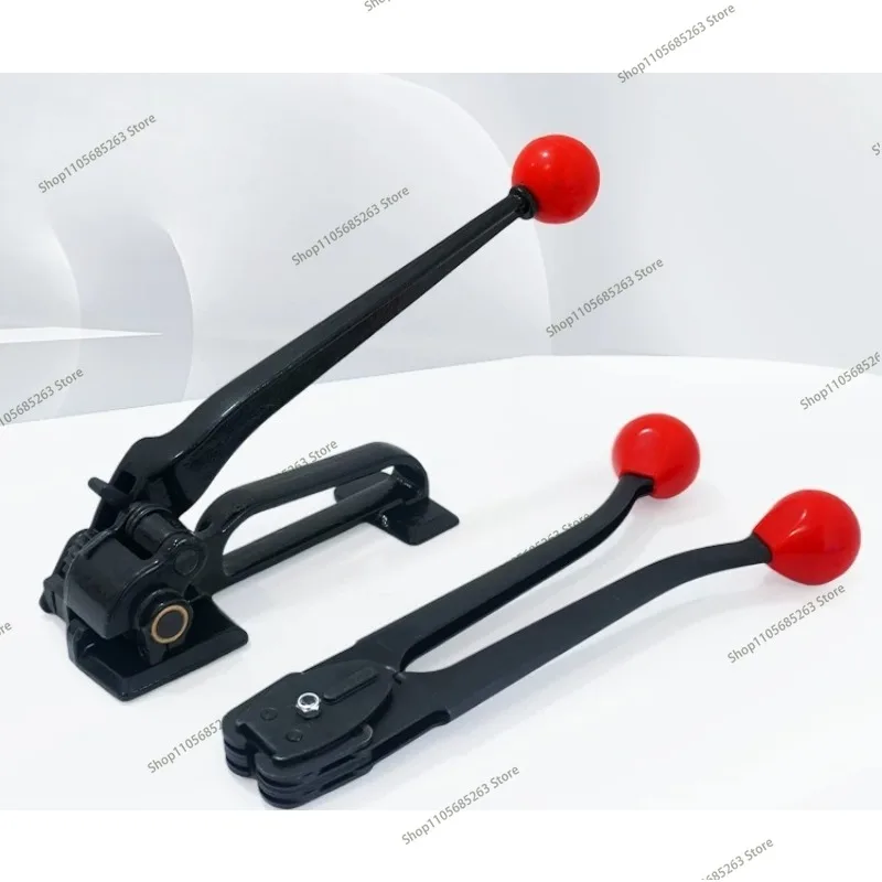 Manual steel belt baler tensioner packing pliers Manual tightening 19mm integrated strapping machine