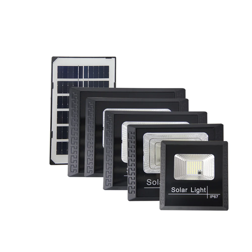 Solar Flood Lights Outdoor IP67 Waterproof Solar Lamp Remote Control Energy Saving Garden Multifunctional Sensor Floodlight