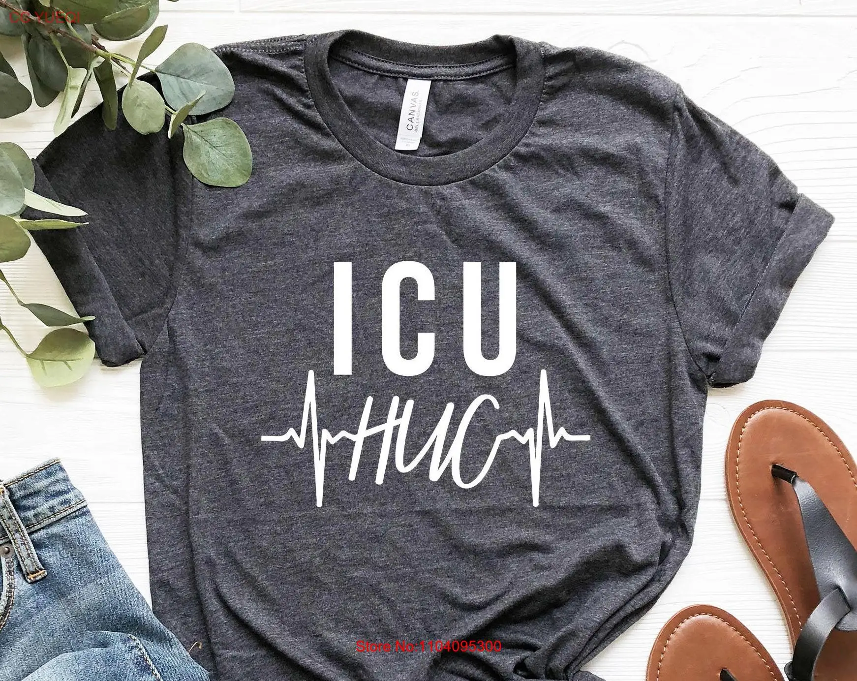 ICU HUC T Shirt gifts health unit coordinator gift Intensive Care nurse Clerk long or short sleeves