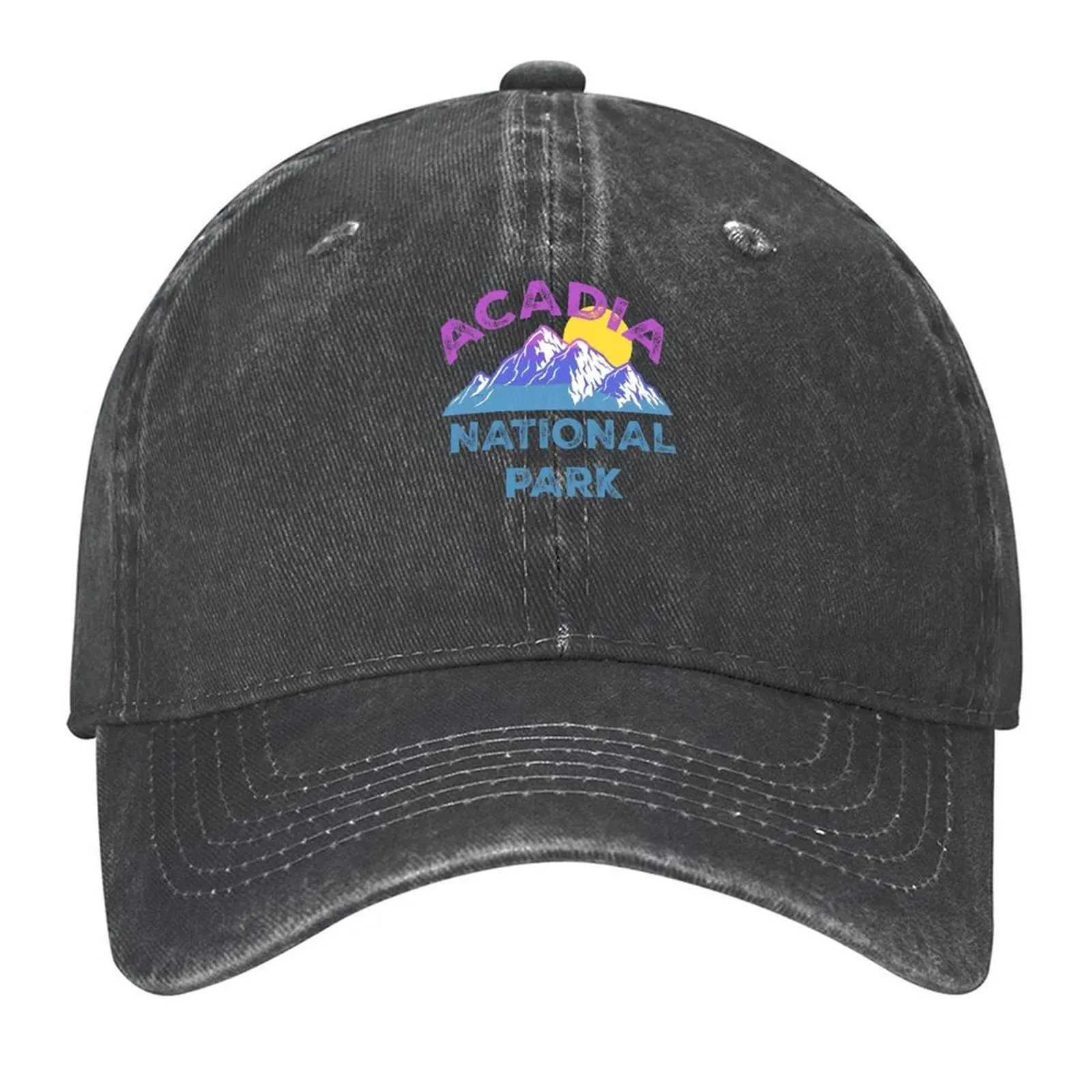 

acadia national park, acadia national park vintage, Baseball Cap hats for men Sports Cap Trucker Cap For Men Women's