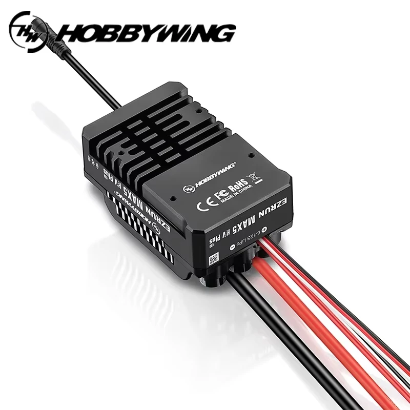 

Hobbywing EzRun 330A Sensored Brushless ESC MAX5 HV PLUS G2 For 6~12S Lipo Battery 1/5 RC Model Monster Truck Accessories