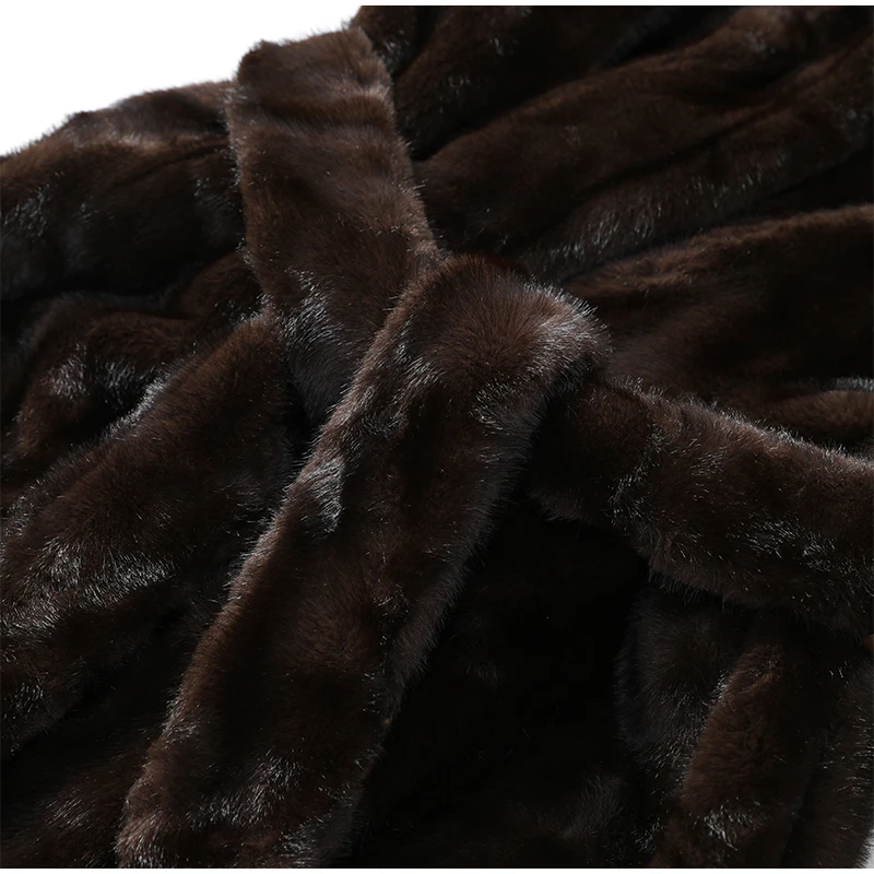 Luxury Faux Fur Maxi Coat Chic Open Front Stand‑collar Long Sleeve Oversized Outerwear Winter Women Fashion Autumn Warm 2026 New