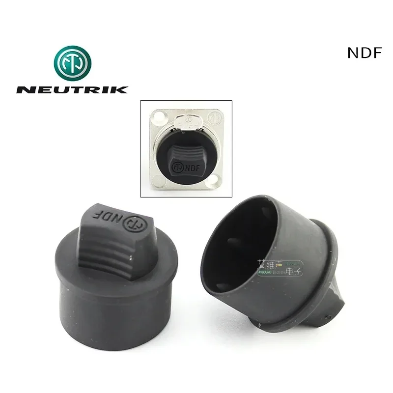 1Pcs Switzerland NEUTRIK NDF XLR female socket dust cap waterproof cover Cannon soft dust cap COVER