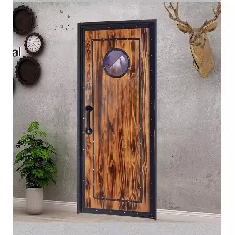 

Ретро твердый деревянный набор из кованого железа, барный туалет, европейский полный набор на заказ