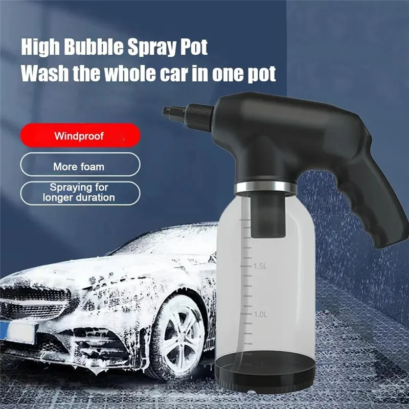

KYCOR-Cordless Handheld Car Wash Foamer Car Wash Foam Sprayer No Hose Water Tank Required For Car Wash