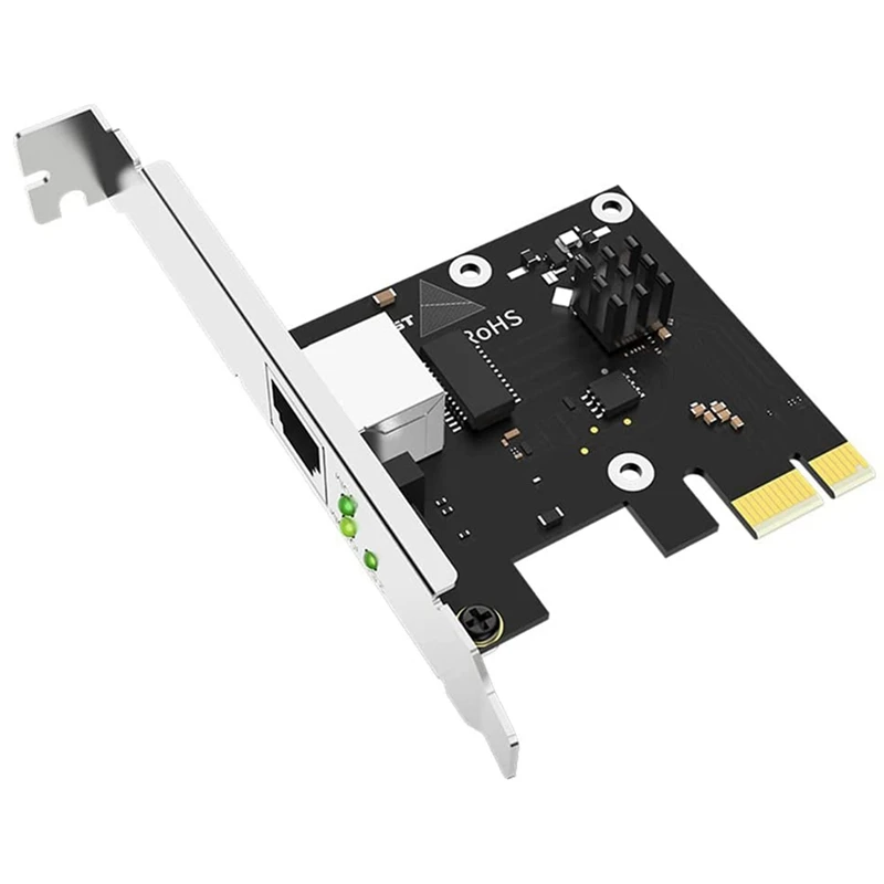 Scheda PCIE di gioco scheda di rete Gigabit da 2500Mbps 10/100/1000Mbps RTL8125B RJ45 Computer cablato adattatore di rete pci-e 2.5G