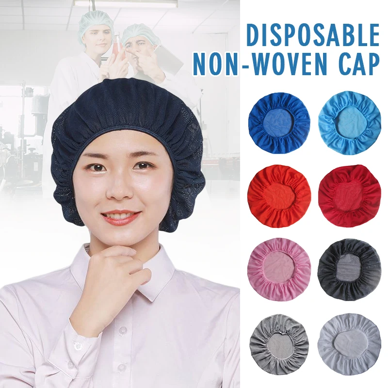 

Mesh Hat Kitchen Chef Cap Work Cap Waiter Hat Dustproof Beverage Hap Workshop Canteen Restaurant Hotel Bakery Waiter Unisex