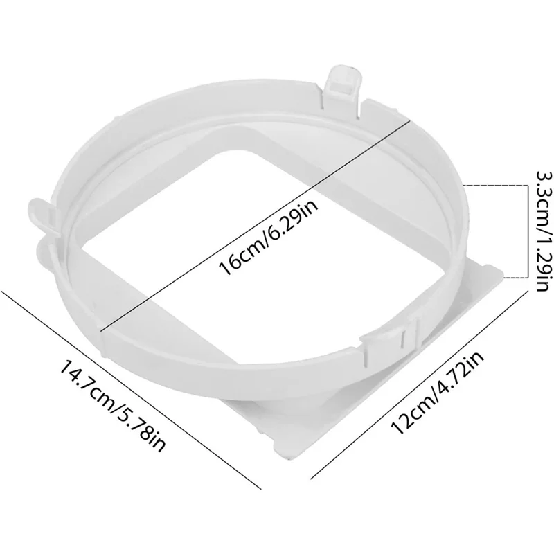 ABLN-Para 5.9 Polegada Conector de Duto de Escape A/C Mangueira Tubo Interface para Ar Condicionado Portátil