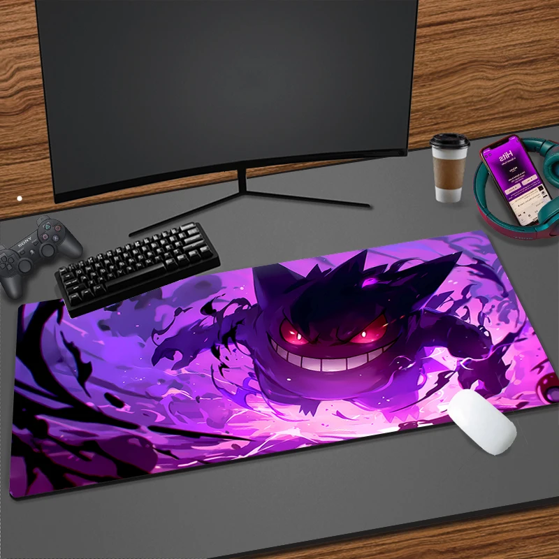 

Mouse Pad Large PC Desk Mat Gamer Office Carpet Keyboard Table Gaming Accessories G-gengar Mousepad Kawaii boys and girls gifts
