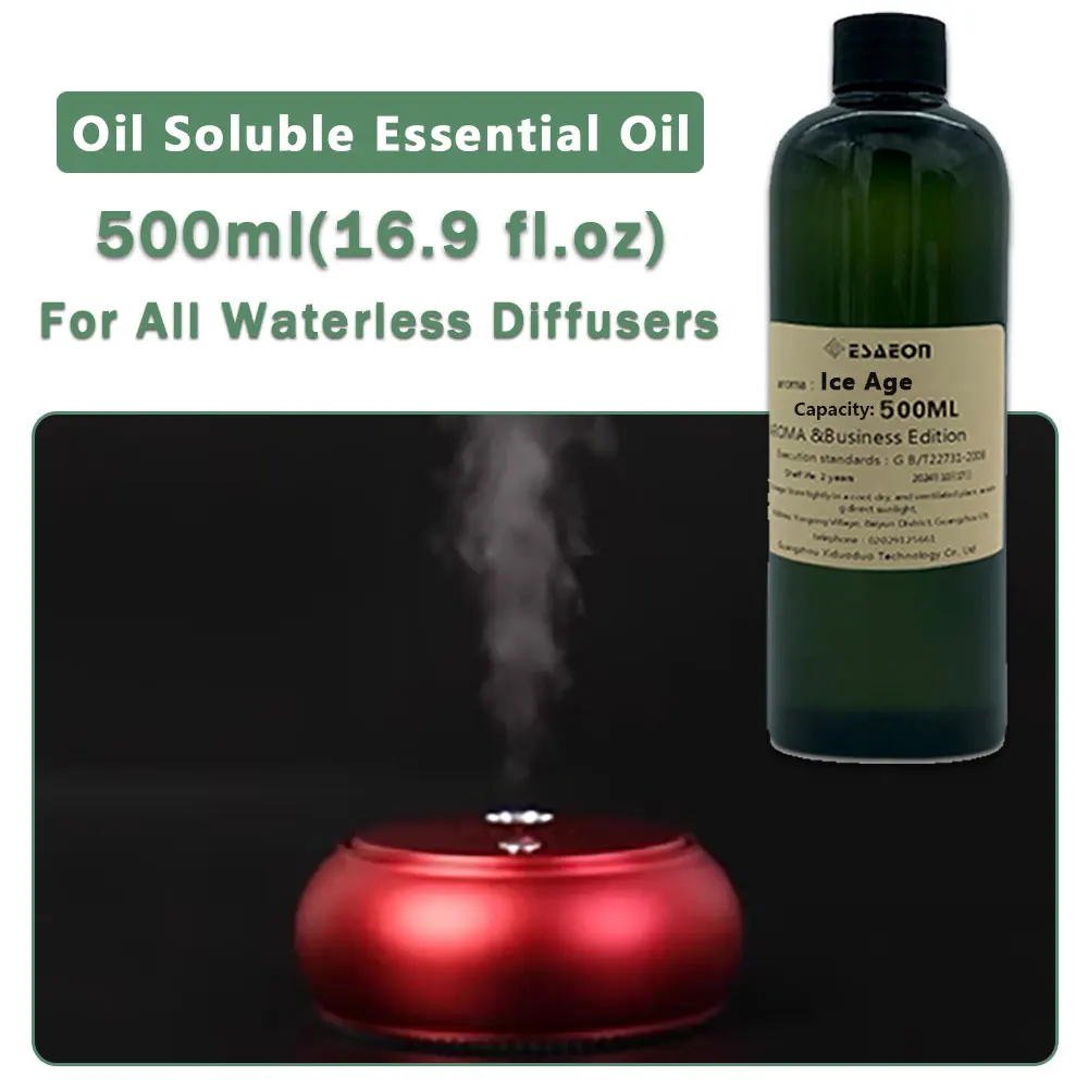 ESAEON Aroma Machine Supplement Oil - Essential Oil - For Waterless Aromatherapy Machines, Ice Age White Tea - 500ML(16.9 fl.oz)