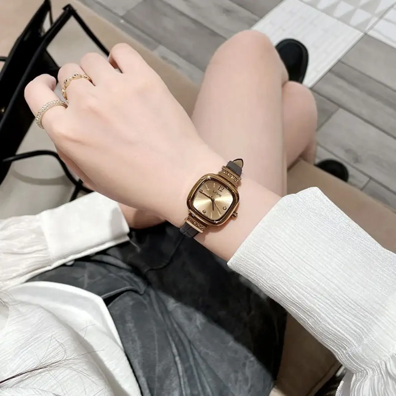 ساعات أوتوماتيكية ذات جودة مضادة للسيدات ساعات متقدمة بمزاج الجوكر الفاخر. #2