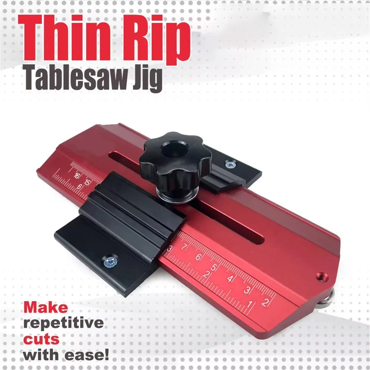A2629FHOT]Thin Rip Tablesaw Jig, Thin Rip Tablesaw Jig Module Slicing Positioner Contour Gauge Shape Duplicator Lacator for W