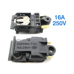2PCS Electric Kettle Power Switch 13A/16A 250V Thermostat Switch Steam Kettle Switch Automatic Power Off Switch Electric Tools