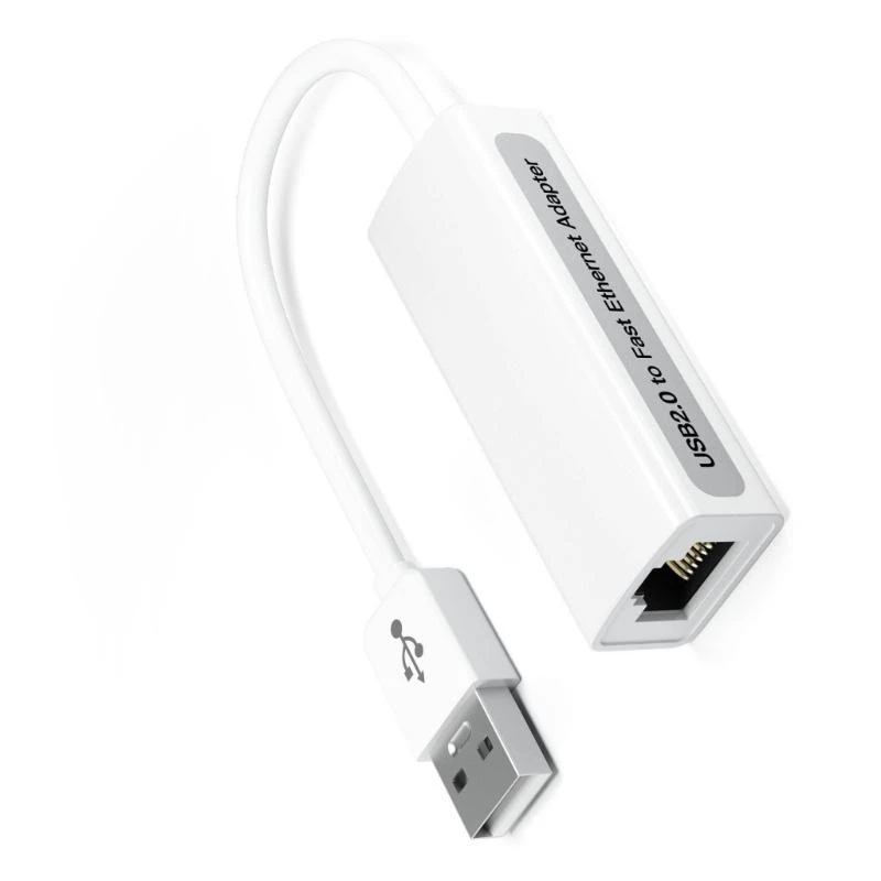 

10/100 Мбит/с. Внешняя сетевая карта USB2.0 в RJ45 Конвертеры Gigabit Ethernet