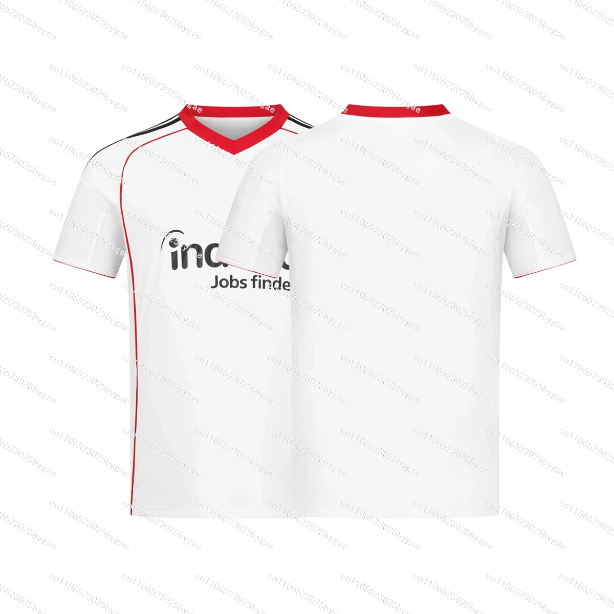 أفضل فرانكفورت 25-26 الموسم عدة جيرسي قصيرة الأكمام ثلاثية الأبعاد تي شيرت الشباب الاطفال الرياضة في الهواء الطلق التجفيف السريع عادية التنفس القمم