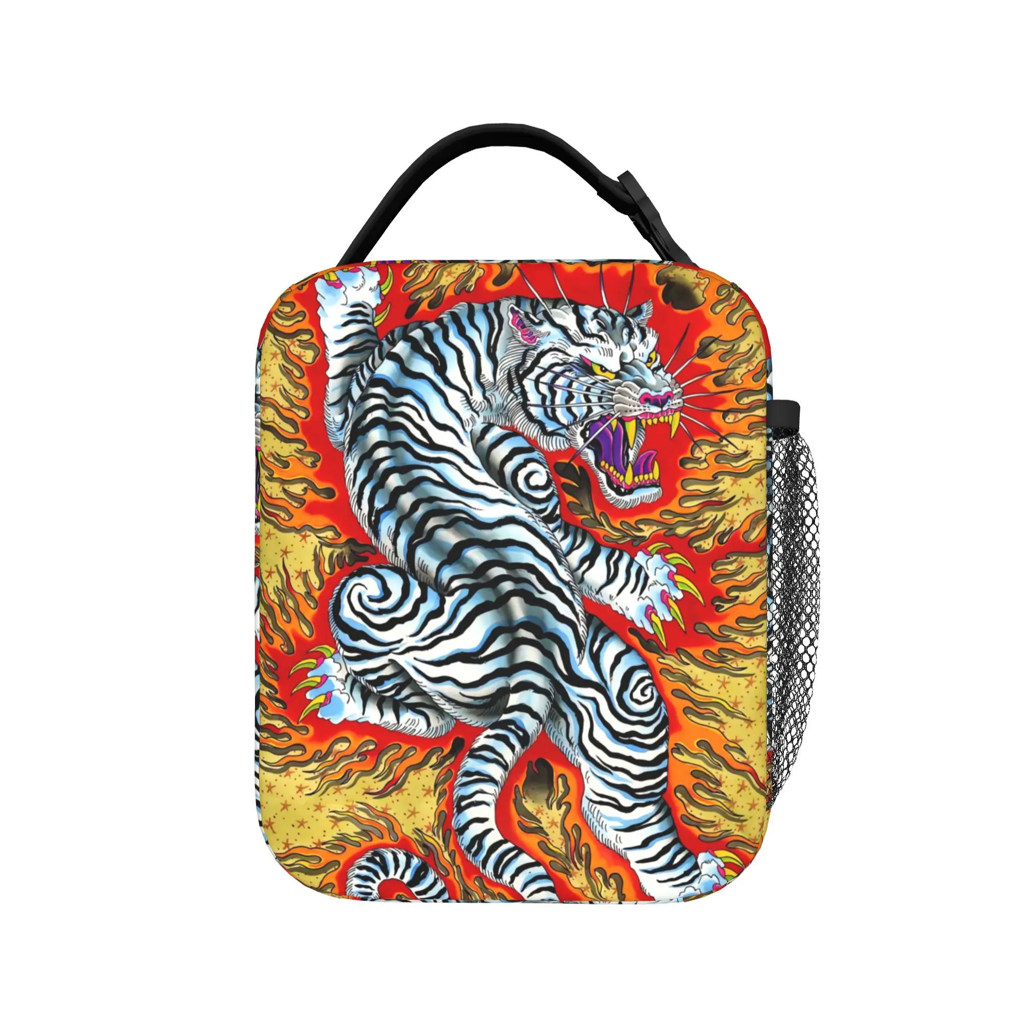 Lunch Bag Eded Hardys Leisure Lunch Box Picnic Portable Insulated Tote Food Bags For Child Waterproof Print Cooler Bag