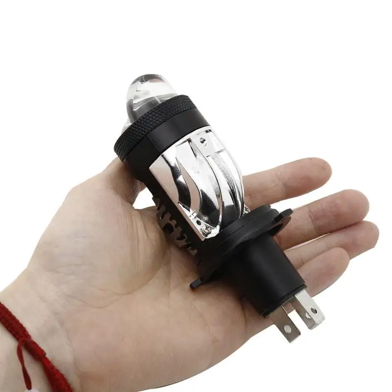 New H4 LED Lens Fisheye Lamp Headlight Bulb Universal Lens Super Bright LED Light Apply For Car Motorcycle